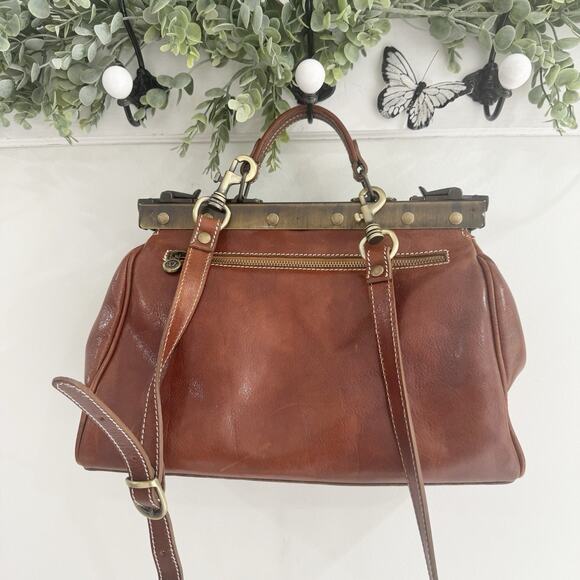 Tuscany Leather MONALISA DOCTOR GLADSTONE LEATHER BAG TS - Picture 5 of 5